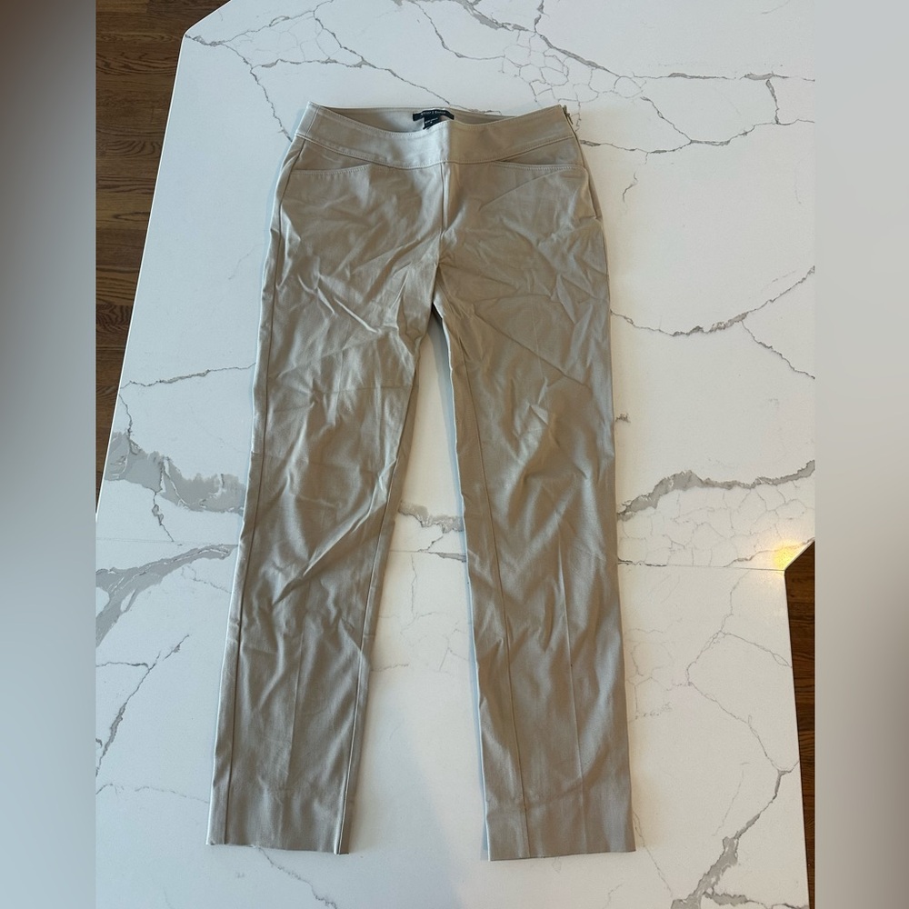 White House Black Market Khaki Slim Ankle Pants